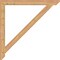Ekena Millwork Traditional Slat Smooth Bracket, Western Red Cedar, 3 1/2"W x 44"D x 44"H BKT04X44X44TRA06SWR - alternate 4